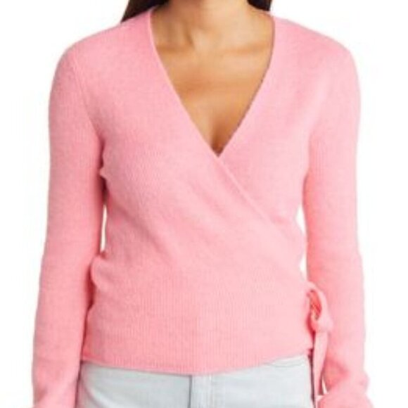 Vero Moda Sweaters - Vero Moda Wrap Cardigan in Pink – Size XS – NWOT